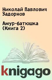 Книга - Амур-батюшка (Книга 2).  Николай Павлович Задорнов  - прочитать полностью в библиотеке КнигаГо