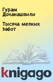 Книга - Тысяча мелких забот.  Гурам Дочанашвили  - прочитать полностью в библиотеке КнигаГо