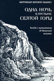 Книга - Одна ночь в пустыне святой горы.  Митрополит Иерофей Влахос  - прочитать полностью в библиотеке КнигаГо
