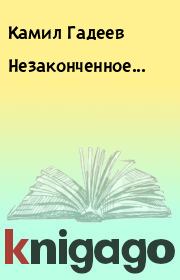 Книга - Незаконченное....  Камил Гадеев  - прочитать полностью в библиотеке КнигаГо