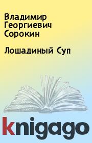 Книга - Лошадиный Суп.  Владимир Георгиевич Сорокин  - прочитать полностью в библиотеке КнигаГо