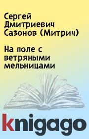 Книга - На поле с ветряными мельницами.  Сергей Дмитриевич Сазонов (Митрич)  - прочитать полностью в библиотеке КнигаГо