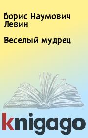 Книга - Веселый мудрец.  Борис Наумович Левин  - прочитать полностью в библиотеке КнигаГо