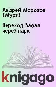 Книга - Переход Бабая через парк.  Андрей Морозов (Мурз)  - прочитать полностью в библиотеке КнигаГо