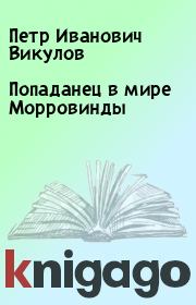 Книга - Попаданец в мире Морровинды.  Петр Иванович Викулов  - прочитать полностью в библиотеке КнигаГо