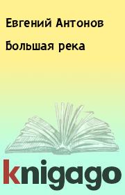 Книга - Большая река.  Евгений Антонов  - прочитать полностью в библиотеке КнигаГо