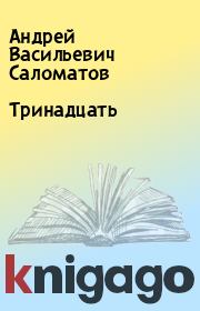 Книга - Тринадцать.  Андрей Васильевич Саломатов  - прочитать полностью в библиотеке КнигаГо