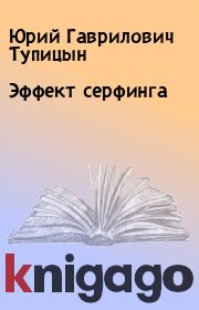 Книга - Эффект серфинга.  Юрий Гаврилович Тупицын  - прочитать полностью в библиотеке КнигаГо