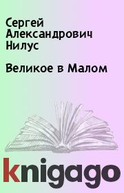 Книга - Великое в Малом.  Сергей Александрович Нилус  - прочитать полностью в библиотеке КнигаГо