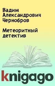 Книга - Метеоритный детектив.  Вадим Александрович Чернобров  - прочитать полностью в библиотеке КнигаГо