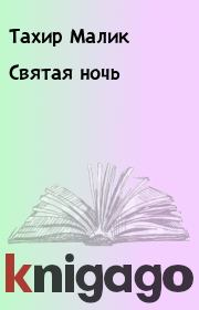 Святая ночь. Тахир Малик