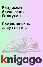 Книга - Съезжались на дачу гости….  Владимир Алексеевич Солоухин  - прочитать полностью в библиотеке КнигаГо