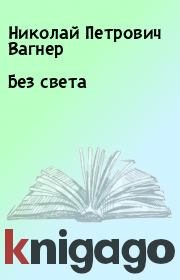 Книга - Без света.  Николай Петрович Вагнер  - прочитать полностью в библиотеке КнигаГо