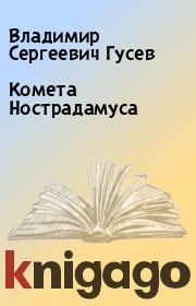 Книга - Комета Нострадамуса.  Владимир Сергеевич Гусев  - прочитать полностью в библиотеке КнигаГо