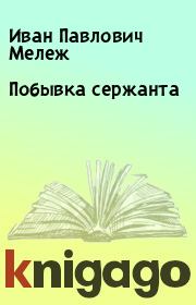 Книга - Побывка сержанта.  Иван Павлович Мележ  - прочитать полностью в библиотеке КнигаГо