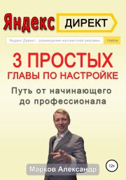 Книга - Яндекс.Директ. 3 простых главы по настройке. Путь от начинающего до профессионала.  Александр Валериевич Марков  - прочитать полностью в библиотеке КнигаГо