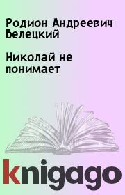 Книга - Николай не понимает.  Родион Андреевич Белецкий  - прочитать полностью в библиотеке КнигаГо