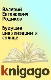 Книга - Будущее цивилизации и солнце.  Валерий Евгеньевич Родиков  - прочитать полностью в библиотеке КнигаГо