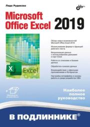 Microsoft Office Excel 2019. Лада В. Рудикова