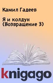Книга - Я и колдун (Возвращение 3).  Камил Гадеев  - прочитать полностью в библиотеке КнигаГо