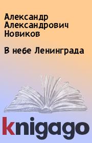 Книга - В небе Ленинграда.  Александр Александрович Новиков  - прочитать полностью в библиотеке КнигаГо