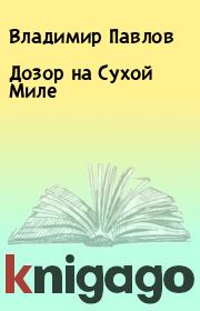 Книга - Дозор на Сухой Миле.  Владимир Павлов  - прочитать полностью в библиотеке КнигаГо