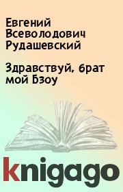Книга - Здравствуй, брат мой Бзоу.  Евгений Всеволодович Рудашевский  - прочитать полностью в библиотеке КнигаГо