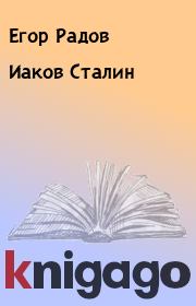 Книга - Иаков Сталин.  Егор Радов  - прочитать полностью в библиотеке КнигаГо