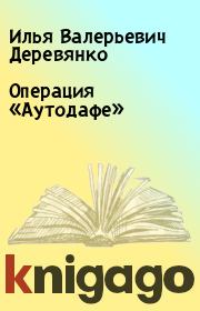Книга - Операция «Аутодафе».  Илья Валерьевич Деревянко  - прочитать полностью в библиотеке КнигаГо