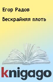 Книга - Бескрайняя плоть.  Егор Радов  - прочитать полностью в библиотеке КнигаГо