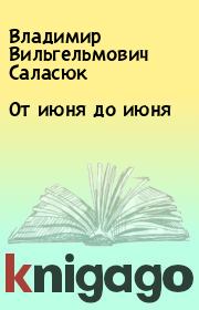 Книга - От июня до июня.  Владимир Вильгельмович Саласюк  - прочитать полностью в библиотеке КнигаГо