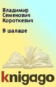 Книга - В шалаше.  Владимир Семенович Короткевич  - прочитать полностью в библиотеке КнигаГо