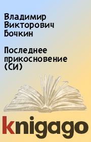 Книга - Последнее прикосновение (СИ).  Владимир Викторович Бочкин  - прочитать полностью в библиотеке КнигаГо