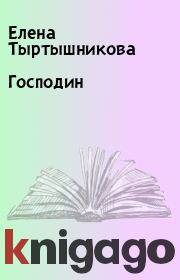 Книга - Господин.  Елена Тыртышникова  - прочитать полностью в библиотеке КнигаГо