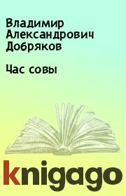 Книга - Час совы.  Владимир Александрович Добряков  - прочитать полностью в библиотеке КнигаГо