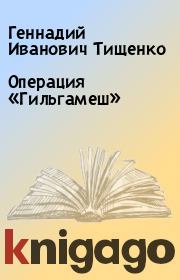 Книга - Операция «Гильгамеш».  Геннадий Иванович Тищенко  - прочитать полностью в библиотеке КнигаГо