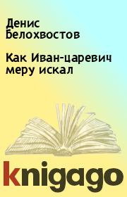 Книга - Как Иван-царевич меру искал.  Денис Белохвостов  - прочитать полностью в библиотеке КнигаГо