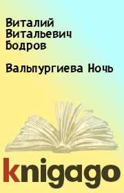 Книга - Вальпургиева Ночь.  Виталий Витальевич Бодров  - прочитать полностью в библиотеке КнигаГо