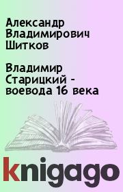 Книга - Владимир Старицкий - воевода 16 века.  Александр Владимирович Шитков  - прочитать полностью в библиотеке КнигаГо