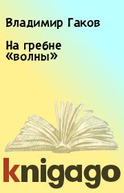 На гребне «волны». Владимир Гаков