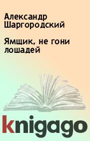 Книга - Ямщик, не гони лошадей.  Александр Шаргородский , Лев Шаргородский  - прочитать полностью в библиотеке КнигаГо