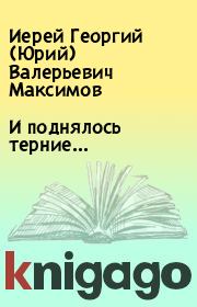 Книга - И поднялось терние….  Иерей Георгий (Юрий) Валерьевич Максимов  - прочитать полностью в библиотеке КнигаГо