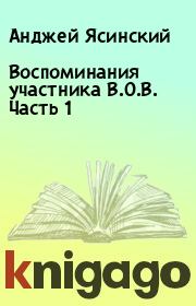 Воспоминания участника В.О.В. Часть 1. Анджей Ясинский