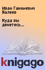 Книга - Куда вы денетесь….  Иван Ганниевич Валеев  - прочитать полностью в библиотеке КнигаГо