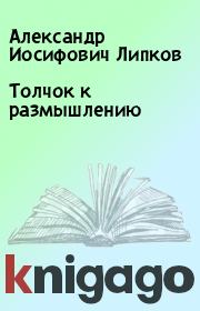 Книга - Толчок к размышлению.  Александр Иосифович Липков  - прочитать полностью в библиотеке КнигаГо