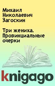 Книга - Три жениха. Провинциальные очерки.  Михаил Николаевич Загоскин  - прочитать полностью в библиотеке КнигаГо