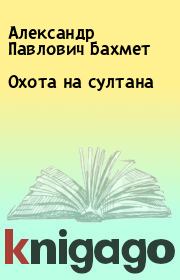 Книга - Охота на султана.  Александр Павлович Бахмет  - прочитать полностью в библиотеке КнигаГо