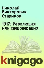Книга - 1917: Революция или спецоперация.  Николай Викторович Стариков  - прочитать полностью в библиотеке КнигаГо