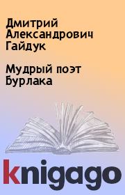 Книга - Мудрый поэт Бурлака.  Дмитрий Александрович Гайдук  - прочитать полностью в библиотеке КнигаГо