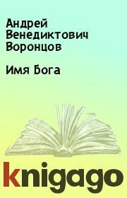 Книга - Имя Бога.  Андрей Венедиктович Воронцов  - прочитать полностью в библиотеке КнигаГо